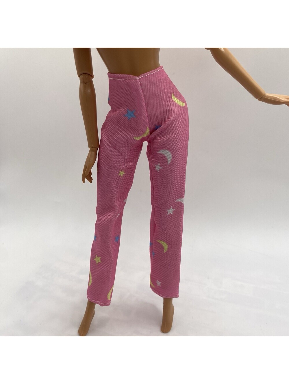 Barbie Doll Pink Celestial Moon Star Print Pants Fashion Clothes B19